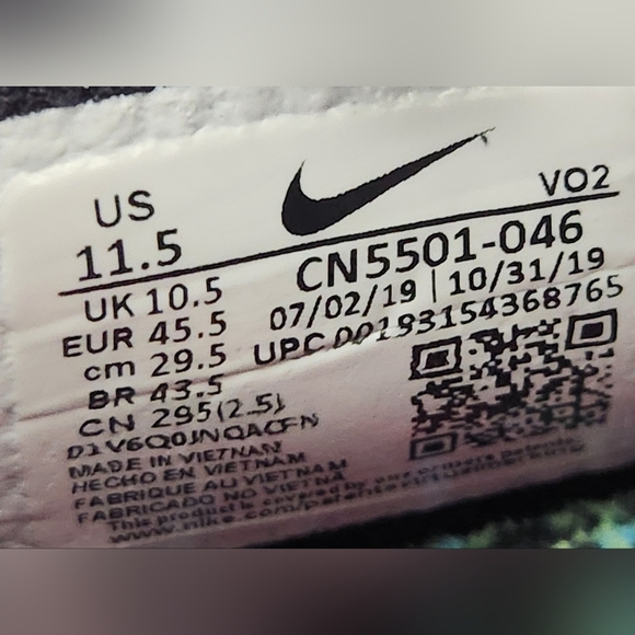 Nike Metcon React AMP 'Black Fire Pink Mens Size 11.5 Slip-On Trainer Shoes - Picture 9 of 9